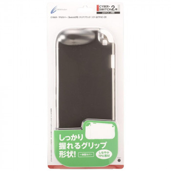 Switch2用 TPUカバー クリアブラック CY-S2TPUC-CB