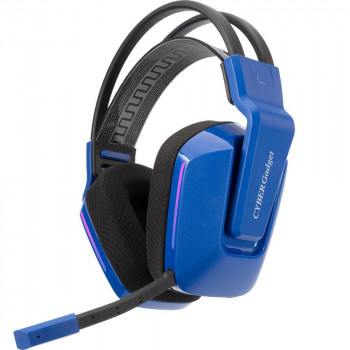 PS5/SW/PC用ワイヤレスゲーミングヘッドセット ブルー CY-P5GMWHS-BL