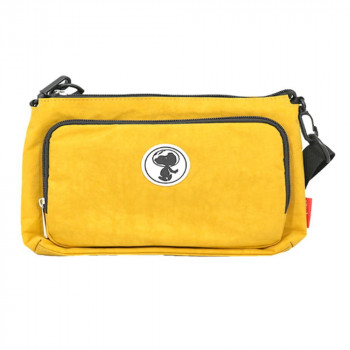 zucchero×Vintage PEANUTS ショルダーバッグ 束入れ×3、カード入れ×12 イエロー 62084