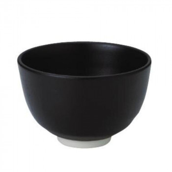 黒マット抹茶碗 Y4172