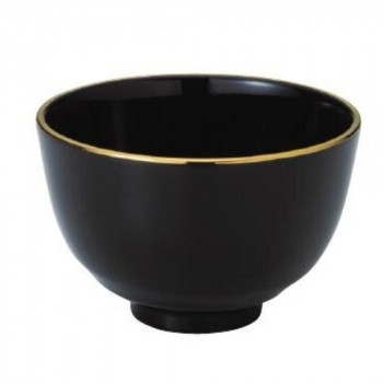 黒渕金抹茶碗 Y4173