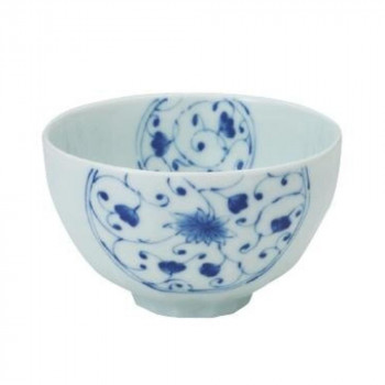 藍凛堂利休碗花伊万里 Y4177