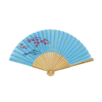 大西賢製販 Ripple  レディースプリント扇子  21cm 金魚  S20-LN01
