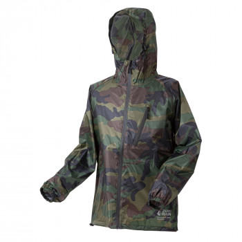 喜多 スーパーライトレインウェア 超軽量 M カモフラ No1710