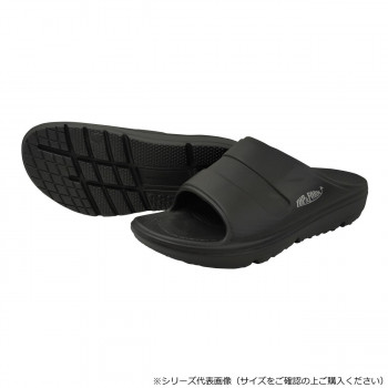 喜多 柔らかいリカバリーサンダル EVAラバー 3L(27.5～28.0)cm ブラック SK4900