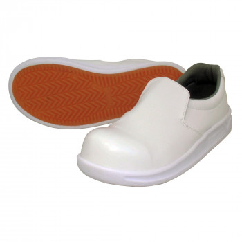 日進ゴム ハイパーV JSAA A種認定 先芯入り厨房シューズ 24.5cm 白 5100