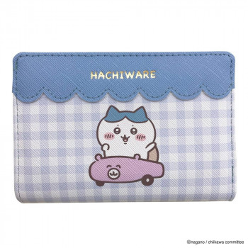 ちいかわ ファスナー財布 ブルー(ハチワレ)CHI11-1