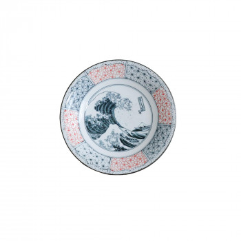 仁峰 Shonzui 染付波富士 大皿 SZ88-A03