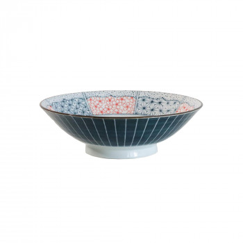 仁峰 Shonzui 染付波富士 サラダめん鉢 SZ88-B03