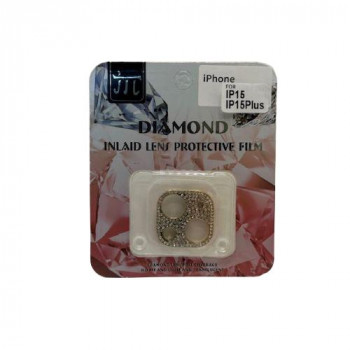 TMFW iPhone カメラプロテクター キラキラ ゴールド TM-IP15-CP03GD