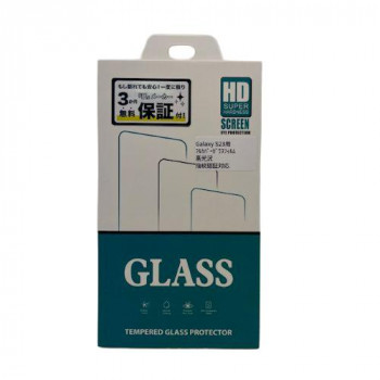 TMFW Galaxy S23 フルカバー強化ガラスフィルム 高光沢 TM-GS2301BK