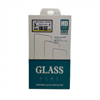 TMFW AQUOS sense9 フルカバー強化ガラスフィルム 高光沢 TM-SHAS901