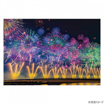ジグソーパズル 風景 夏夜を彩る大花火(新潟) 300ピース 03-967