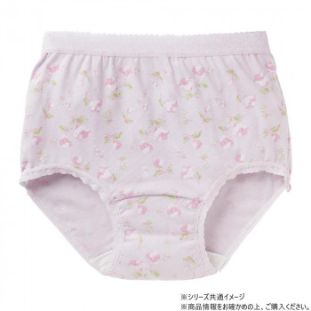 ケアファッション 安心快適 花柄ショーツ (婦人) パープル M 80040111