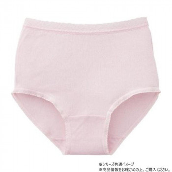 ケアファッション ガーゼ丈長ショーツ (2枚組) (婦人) ピーチ L 8006342