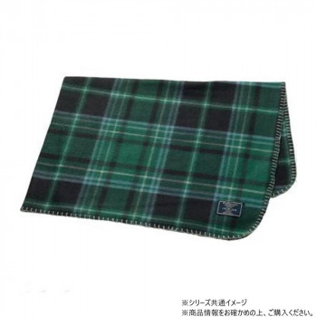 ケアファッション フリースひざ掛け グリーン 約70×100cm 80075611