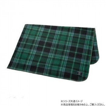 ケアファッション フリースハーフケット グリーン 約100×140cm 80075711