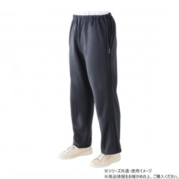 ケアファッション 裏起毛脇全開スウェットパンツ (婦人) ブラック LL 82093713