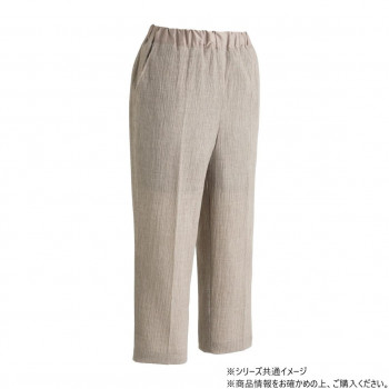 ケアファッション おしりスルッと楊柳パンツ (婦人) ベージュ 3L 8211805