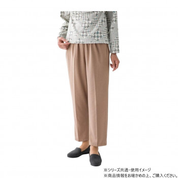 ケアファッション おしりスルッとカチオンライトパンツ (婦人) ベージュ 5L(股下60cm) 898807