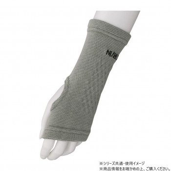 ケアファッション チタン手首サポーター (2枚組) グレー フリー 985191