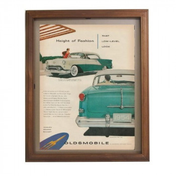 ヴィンテージフレームポスター BLUE MOBILE IN019682