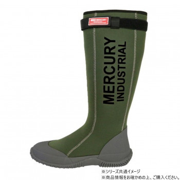 MCR マーキュリー ネオプレンブーツ 長靴 カーキ M KS017350