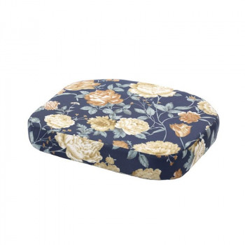 ラタンチェア用 座面クッション ブルー花大 CU710A