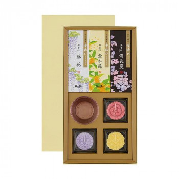 日本香堂 香結び ご進物用 お線香 進物浮きローソクセット 包装品 (35g 線香・浮きローソク×3個入) 26954