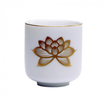 日本香堂 仏具・仏器 湯呑 陶器 (白磁) 92155