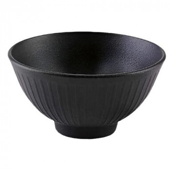 福井クラフト SynCera シンセラ 飯椀 ブラック Φ125mm 88030048