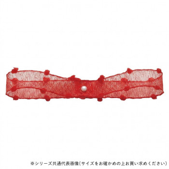 東京リボン 41502  タイニーパフ 約15mm×15m レッド