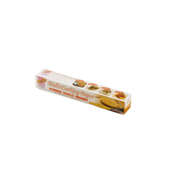 天満紙器 クッキングペーパー 330mm×20ｍ (ロール) 茶無地 1枚 FTN2040-P