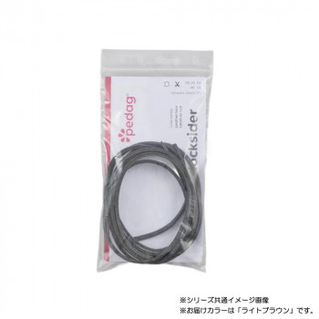 pedag(ペダック) 590 レザーシューレース 120cm ライトブラウン 0443