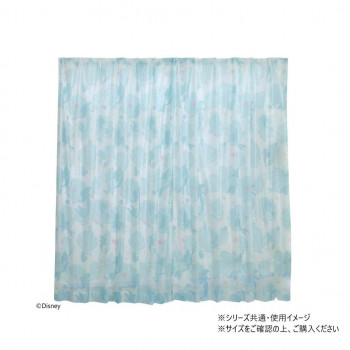 ディズニープリンセス リトルマーメイド アリエル レースカーテン 100×176cm 2枚セット SB-712-D