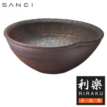 三栄水栓　SANEI　手洗器　利楽　茜（あかね）　HW1023-020
