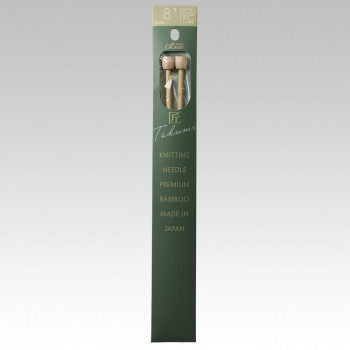 クロバー　「匠」ミニ棒針　2本針(23cm)　8号・54-258