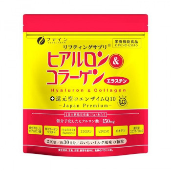 ファイン ヒアルロン＆コラーゲン+還元型コエンザイムQ10 袋 210g
