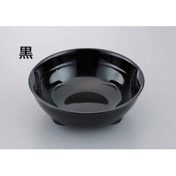 レンジでOK!ラーメン鉢　黒・ID-02-1