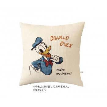 オリムパス 6034 ししゅうキット　クッション　ディズニー　ドナルドダック