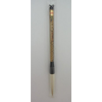 13200　長栄堂　太筆　大階浄(14×82mm/条幅)　純白兼毫　ダルマ軸　馬毛・羊毛