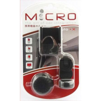 携帯機器ホルダーMICRO スマートフォン(スマホ)/ポータブルナビ車載用　AM-1000