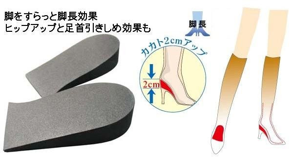 ブーツde美脚 脚長インソール 商品特徴