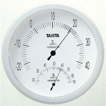 タニタ温湿度計　TT492　ホワイト