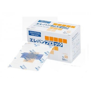 ハクゾウメディカル　防水性創傷被覆保護用ドレッシング　エレバンブロック　No.60　50枚　3155023