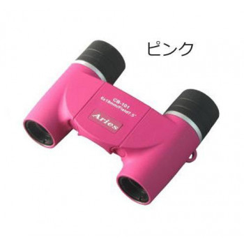 ミザール　ダハ型双眼鏡　6倍18mm　CB-101　ピンク