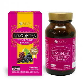 ファイン　レスベラトロール(配合量10倍増量　50mg)　180粒