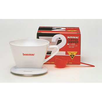 bonmac コーヒードリッパー 2～4杯用 CD-2　ホワイト