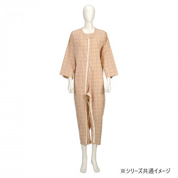 竹虎 ソフトケアねまき両開きファスナー 3シーズン　106425・だいだい・LL