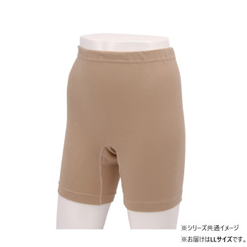 竹虎 ソフラピレンパンツ3分丈　102615・モカ・LL